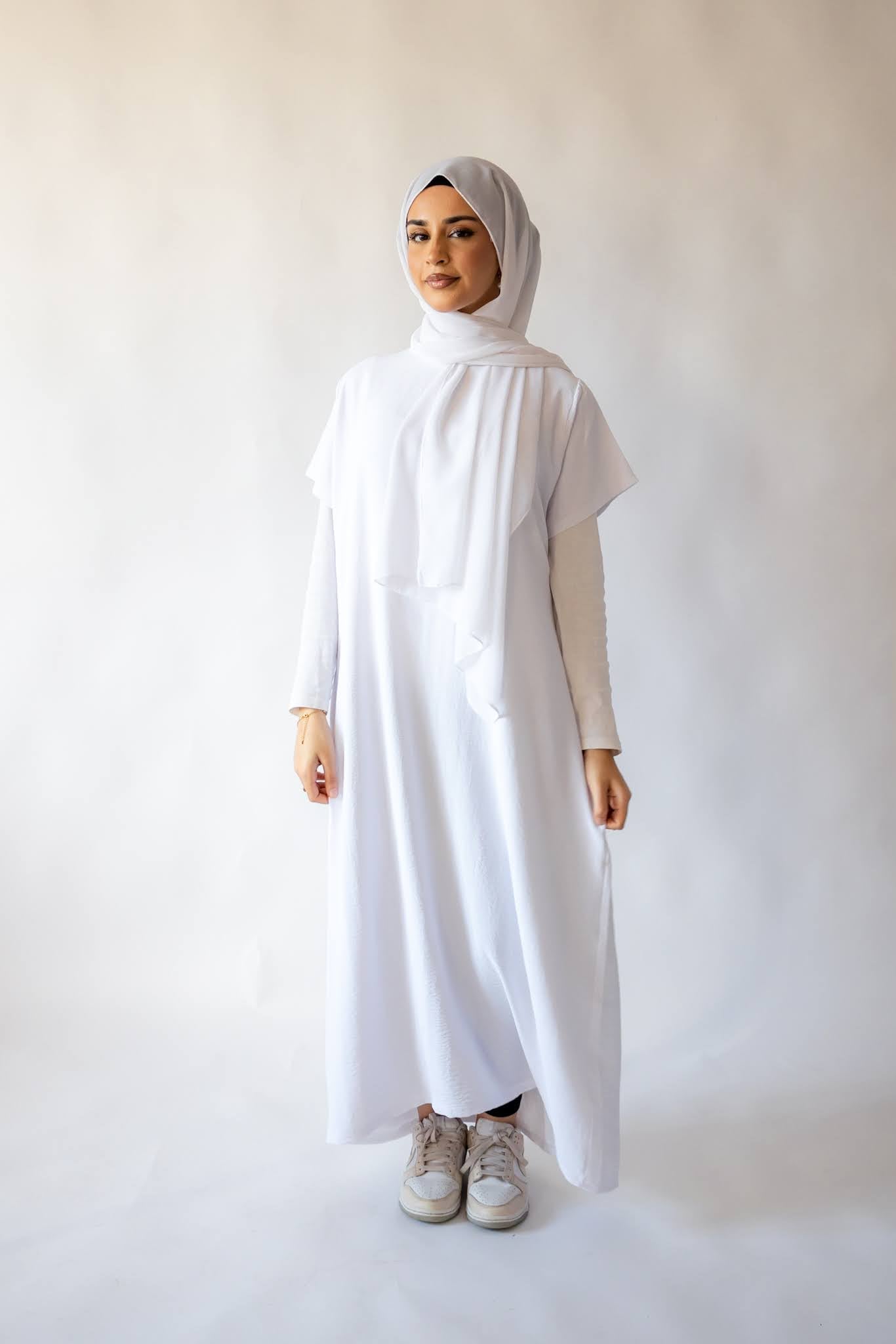 MAYSA WHITE SLIP DRESS