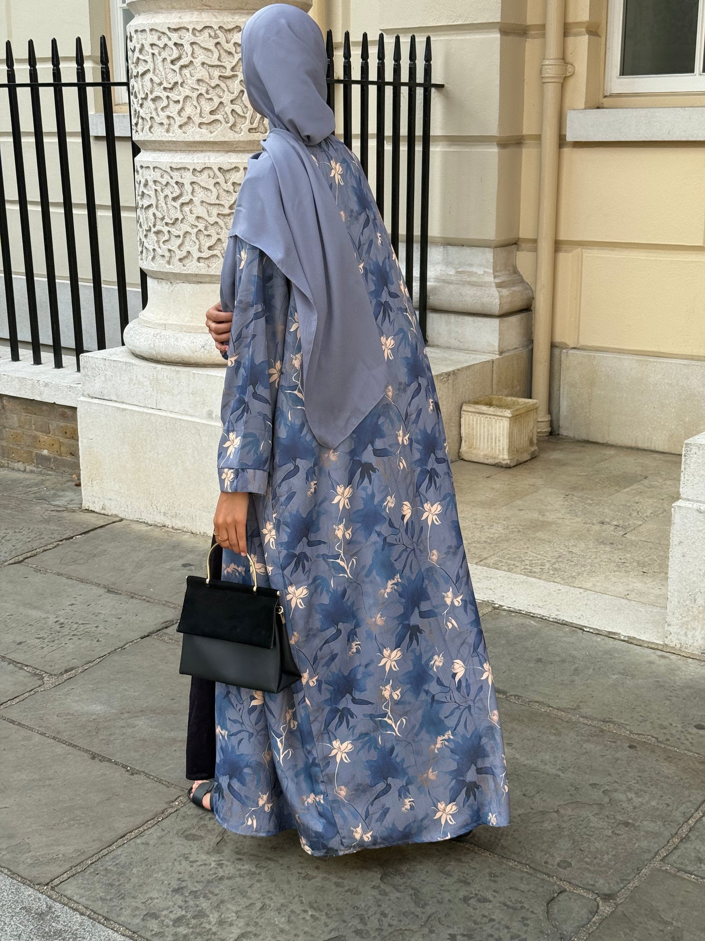 NAVY BLUE YASMINA OPEN ABAYA
