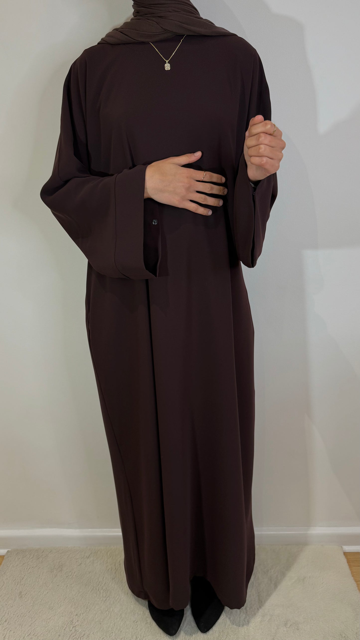 CHOCOLATE BROWN MAYSA ABAYA