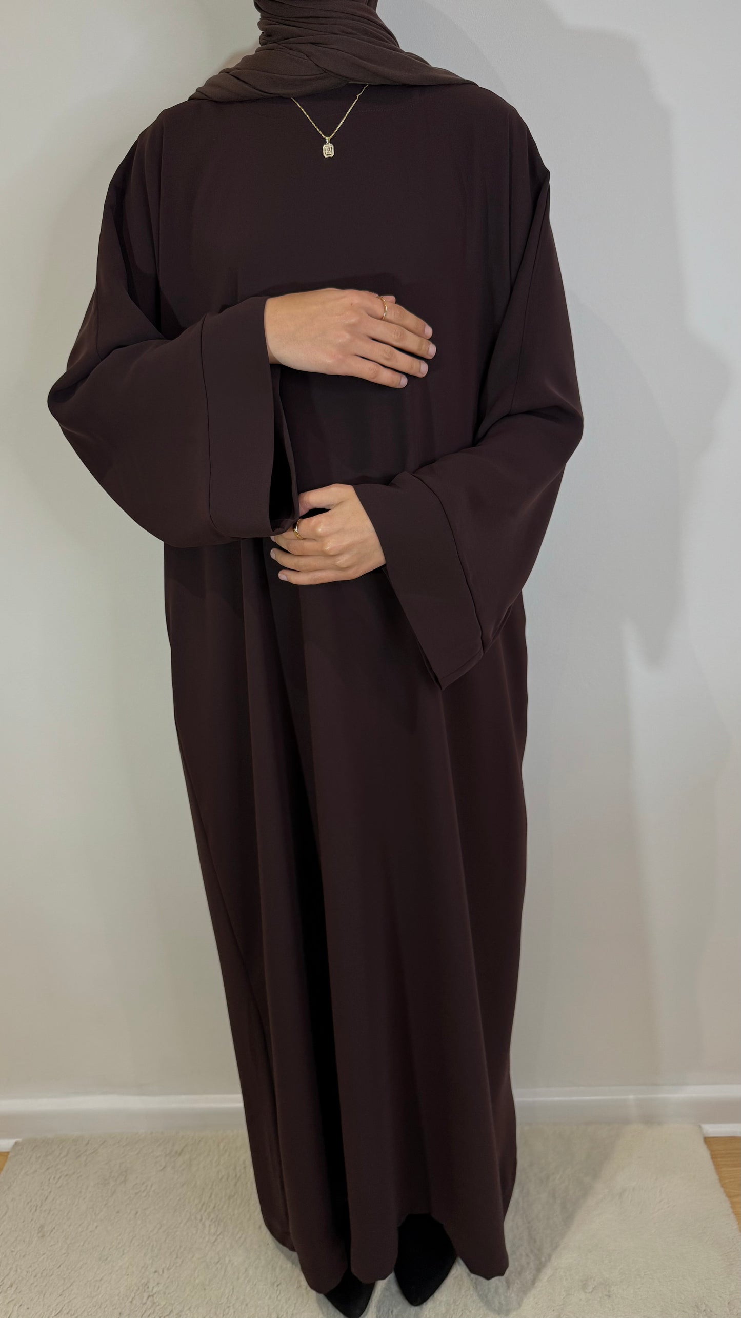 CHOCOLATE BROWN MAYSA ABAYA