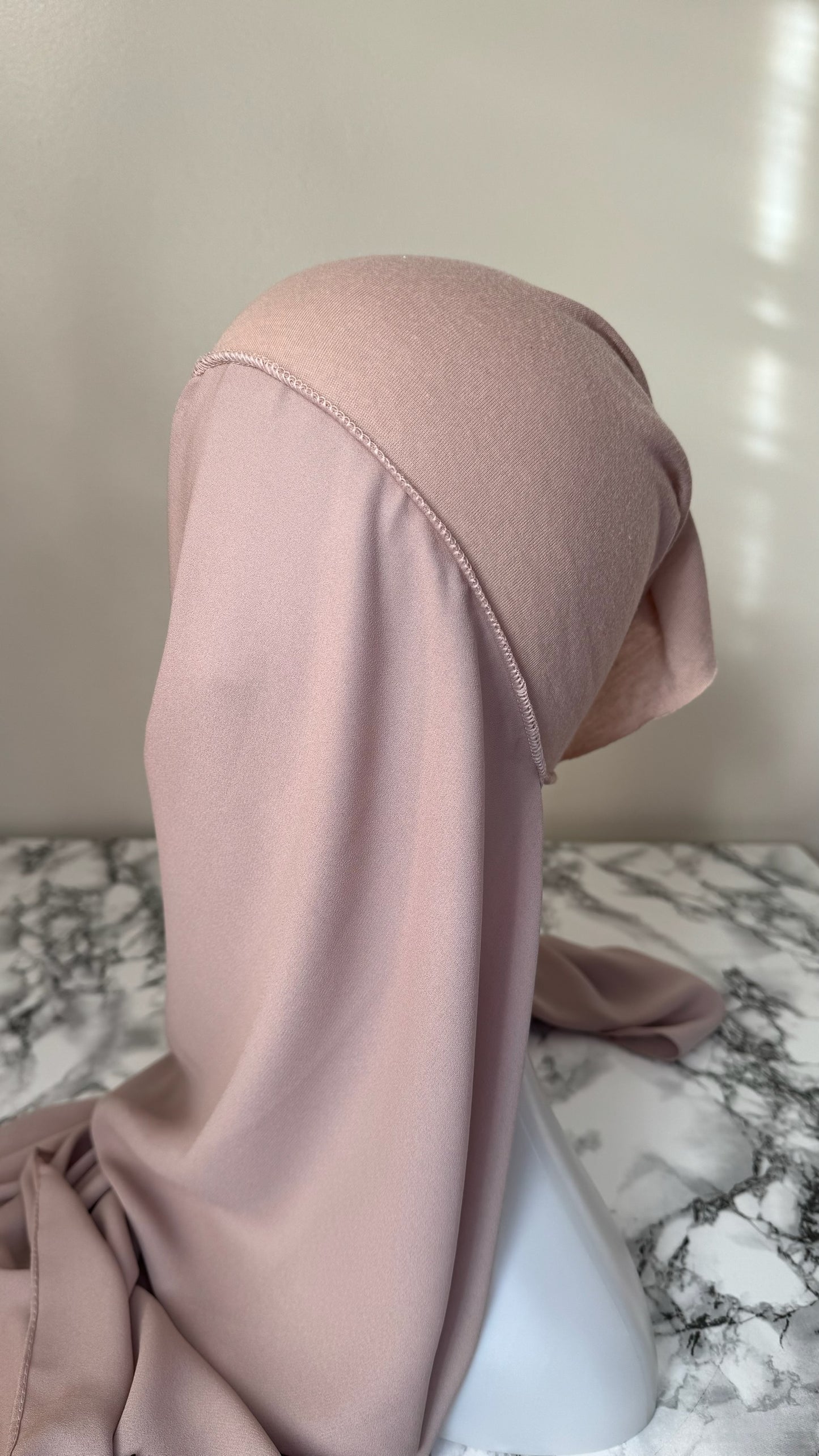 INSANT CHIFFON HIJAB WITH TUBE UNDERCAP