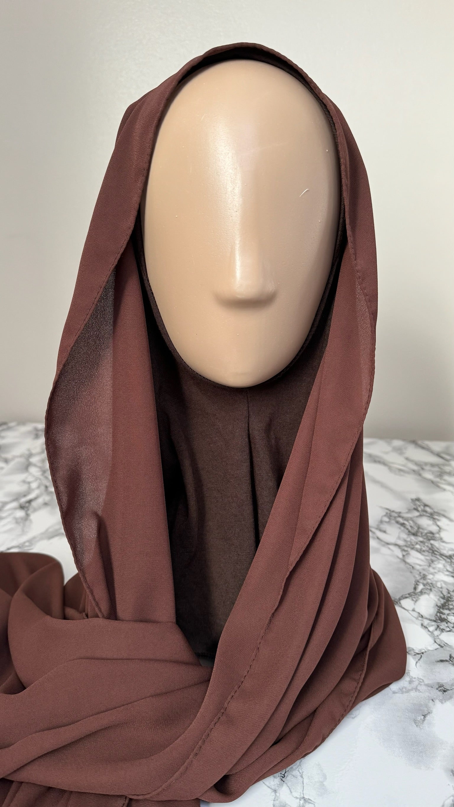 INSTANT CHIFFON HIJAB WITH NINJA UNDERCAP