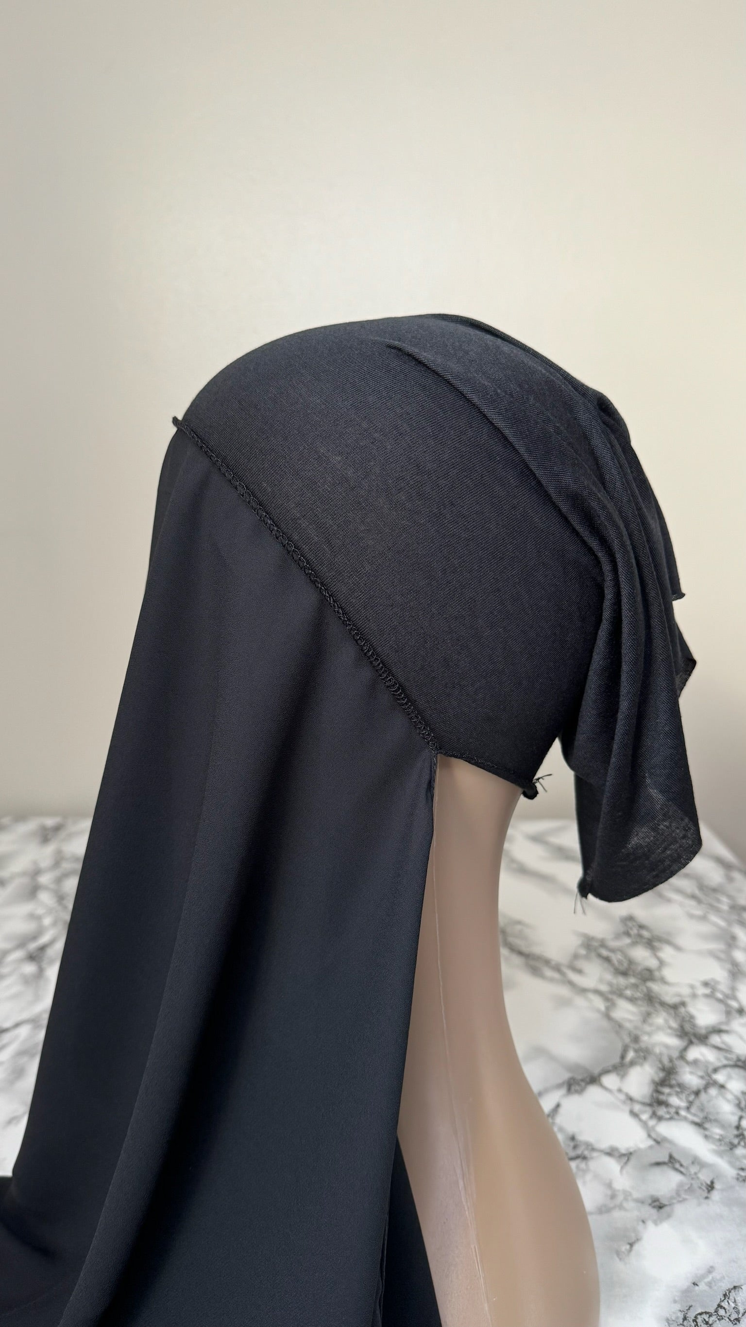 INSANT CHIFFON HIJAB WITH TUBE UNDERCAP