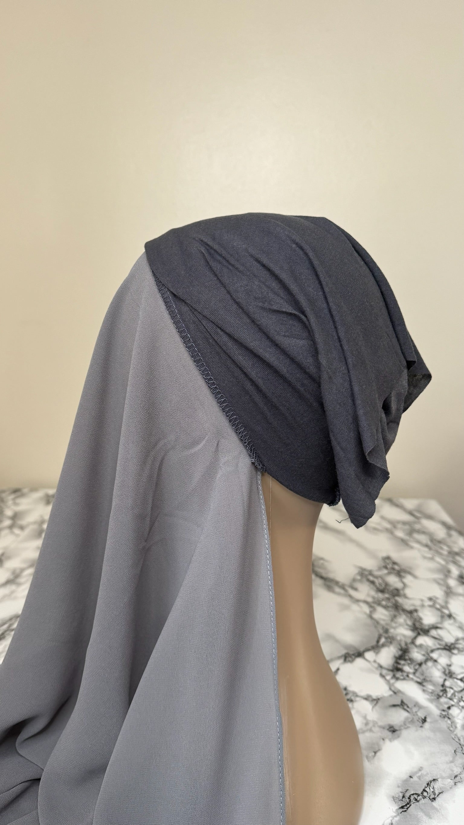 INSANT CHIFFON HIJAB WITH TUBE UNDERCAP