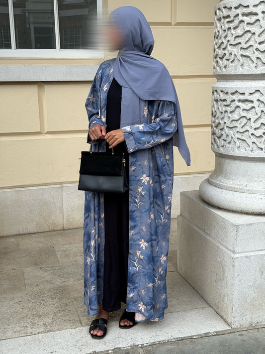 NAVY BLUE YASMINA OPEN ABAYA