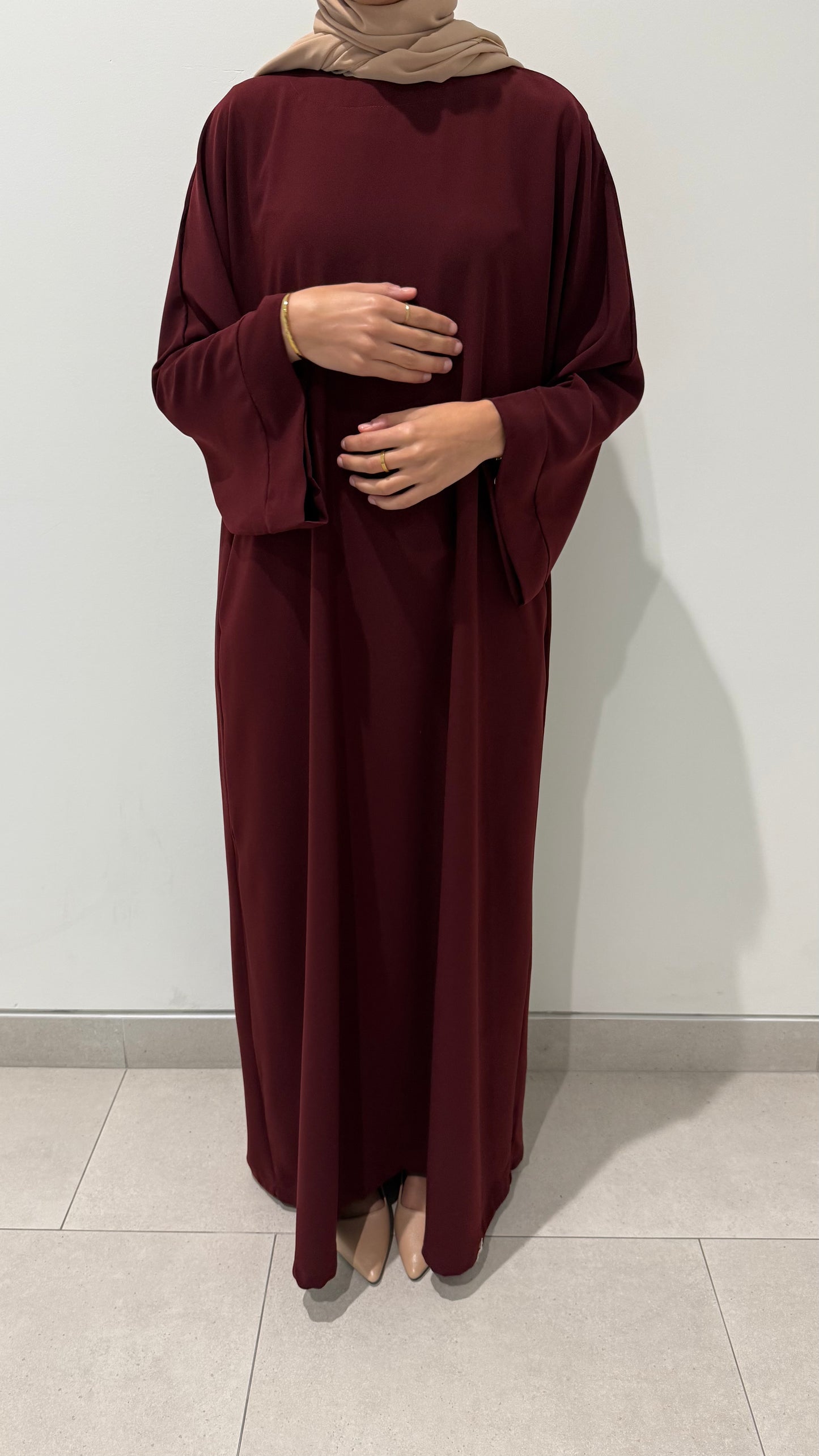 BURGUNDY MAYSA ABAYA