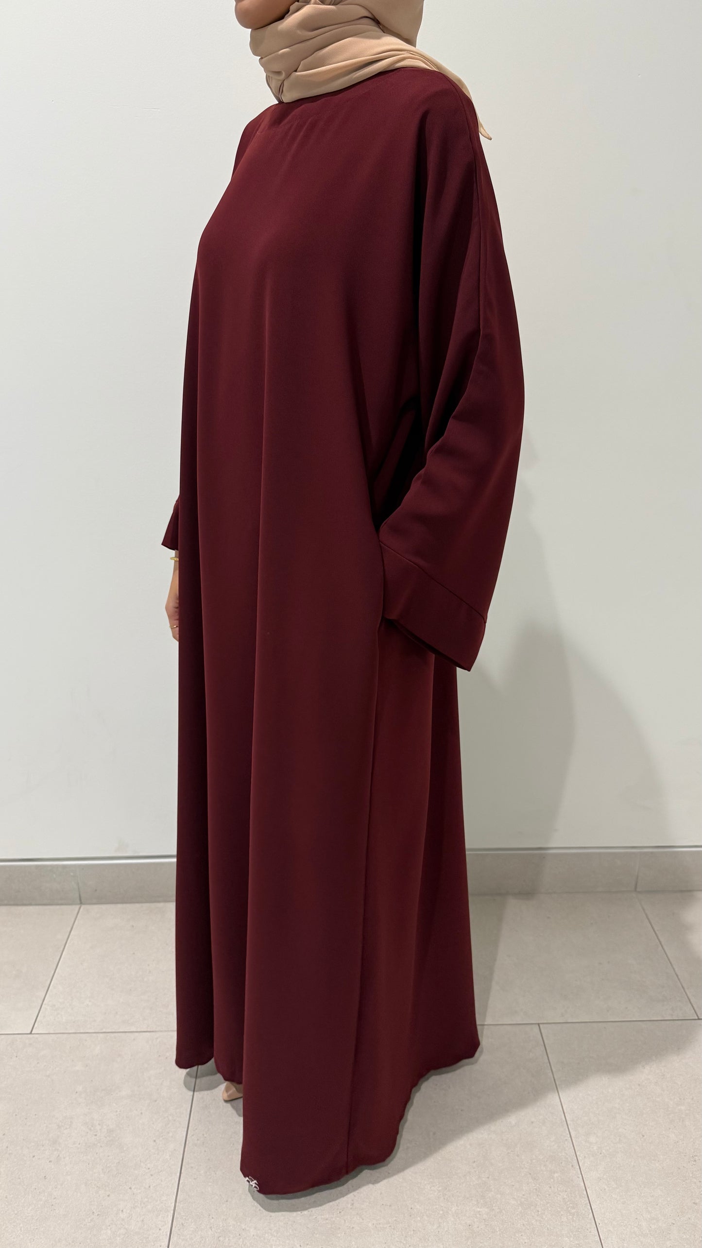 BURGUNDY MAYSA ABAYA