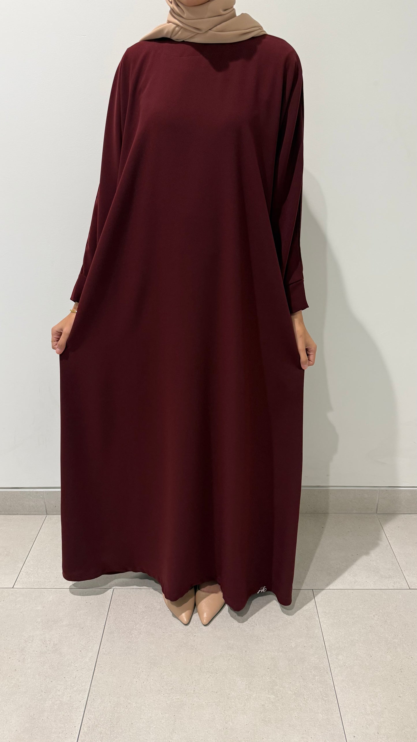BURGUNDY MAYSA ABAYA