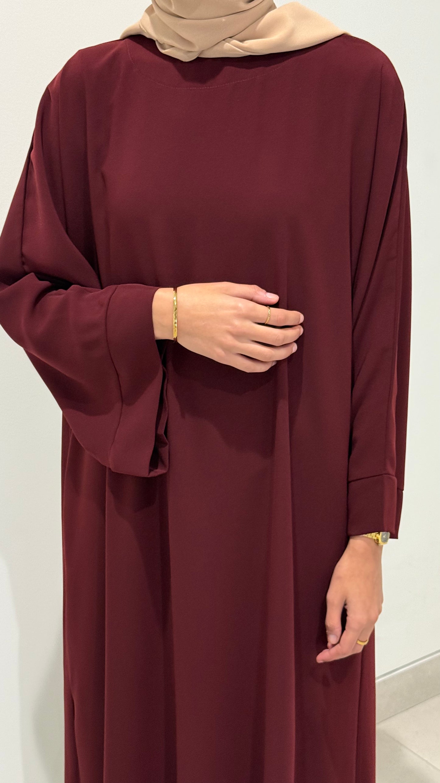 BURGUNDY MAYSA ABAYA