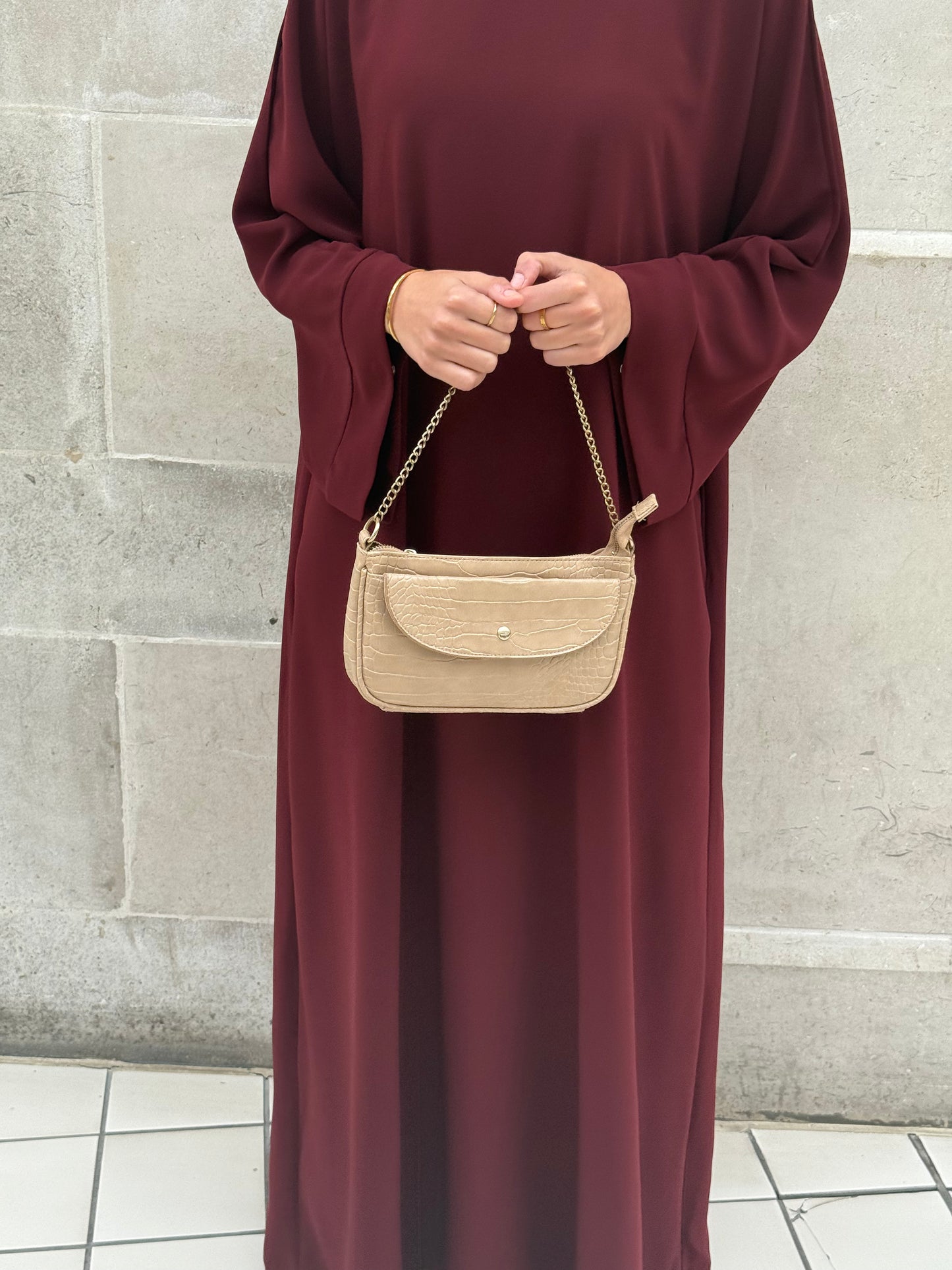 BURGUNDY MAYSA ABAYA